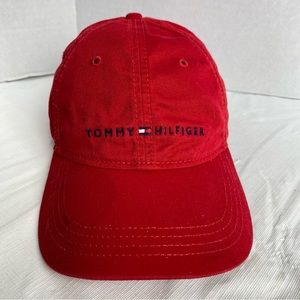 Tommy Hilfiger Hat Cap Leather Strap Back Adjustable Mens slouch dad cotton